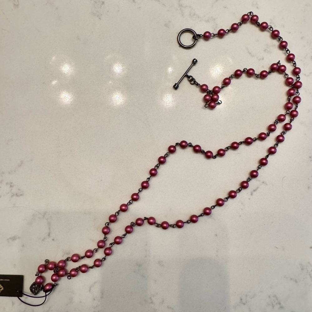 Rare Virgin Saints and Angels VSA beaded necklace